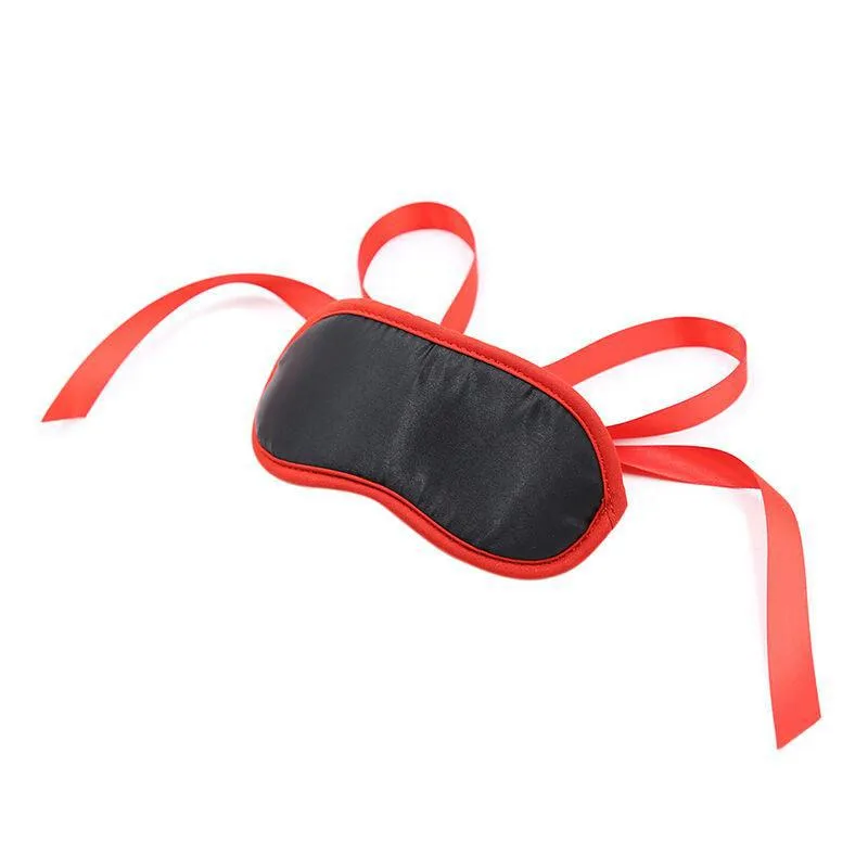 Masque Fétichiste Bords Rouges Polyester - Image 4