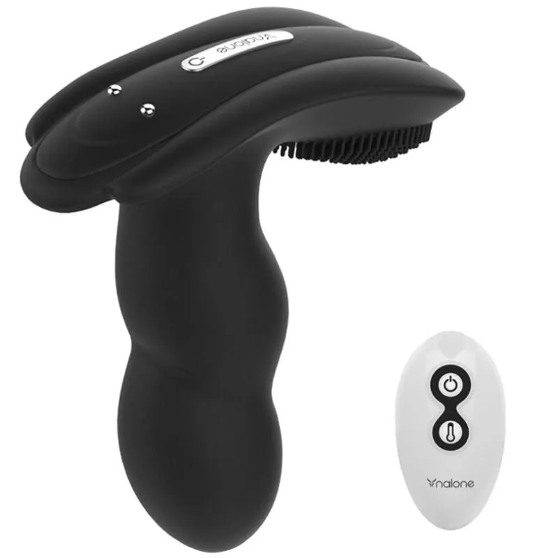 Masseur Télécommandé Intime Silicone Noir - Image 4