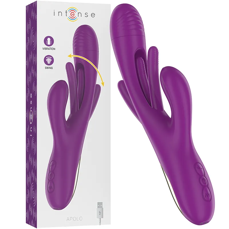 Masturbateur Féminin Étanche Violet Avec Langue Oscillante - Image 7