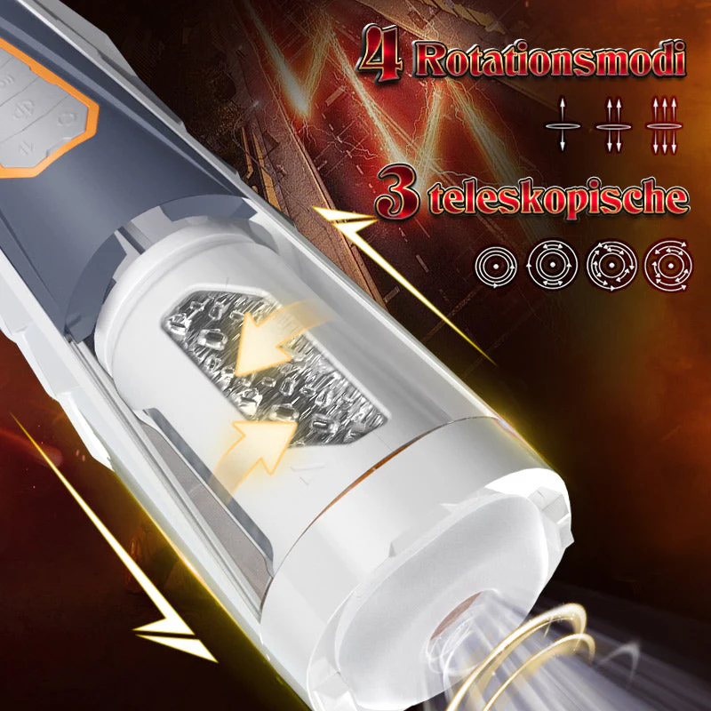 Baxter 3 Thrusting 4 rotierender männlicher Masturbator mit Sprachmodus - Image 3