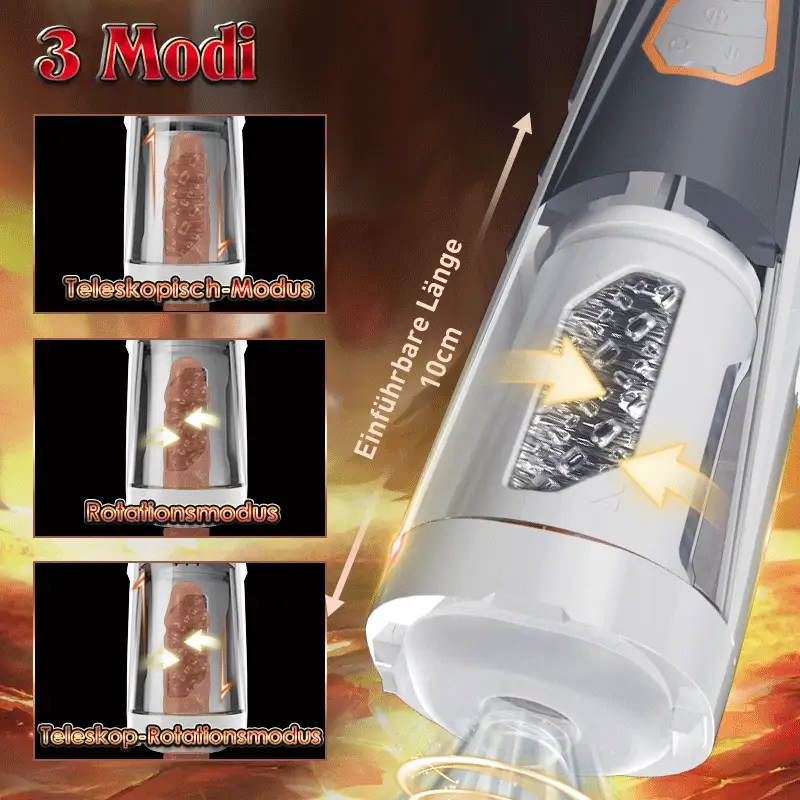 Baxter 3 Thrusting 4 rotierender männlicher Masturbator mit Sprachmodus - Image 4