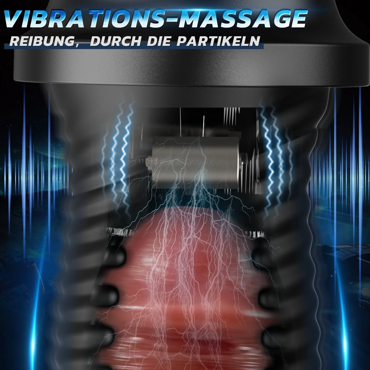DARK LORD 7 Rotation 10 Vibrationen 360° Rotation Masturbation Cup - Image 4