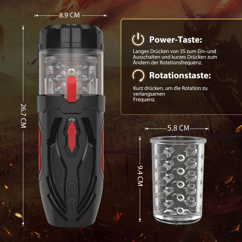 Armor 7 Thrusting Rotation Sichtbarer Masturbator Cup - Image 6