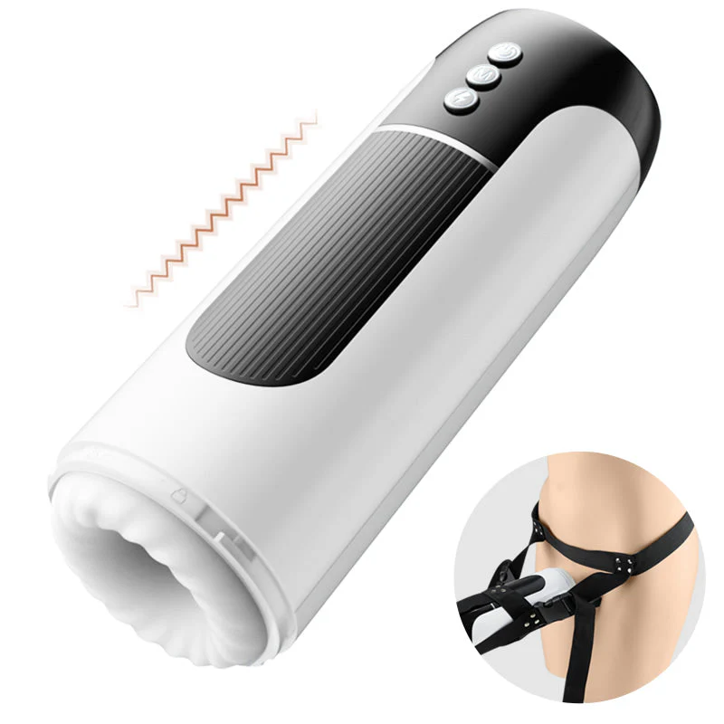 Tragbarer 7-stoßender und vibrierender, erhitzender Vocal-Masturbationsbecher - Image 2