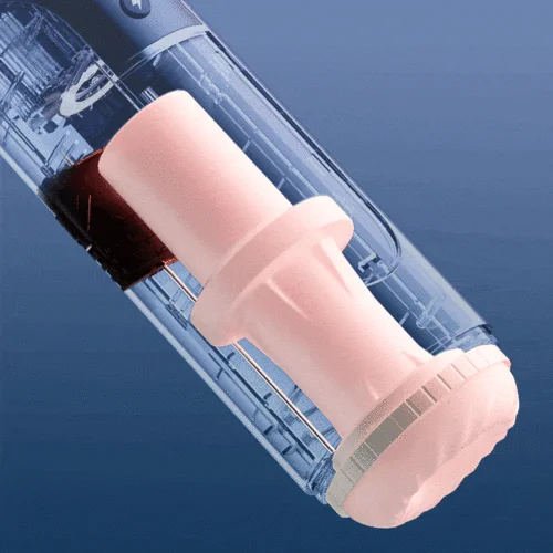 Tragbarer 7-stoßender und vibrierender, erhitzender Vocal-Masturbationsbecher - Image 3