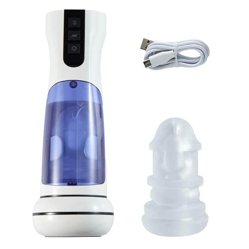 Cosmic Warrior 2 7 Frequenzen Vibrieren Beheizte Einziehbare Masturbation Cup - Image 4