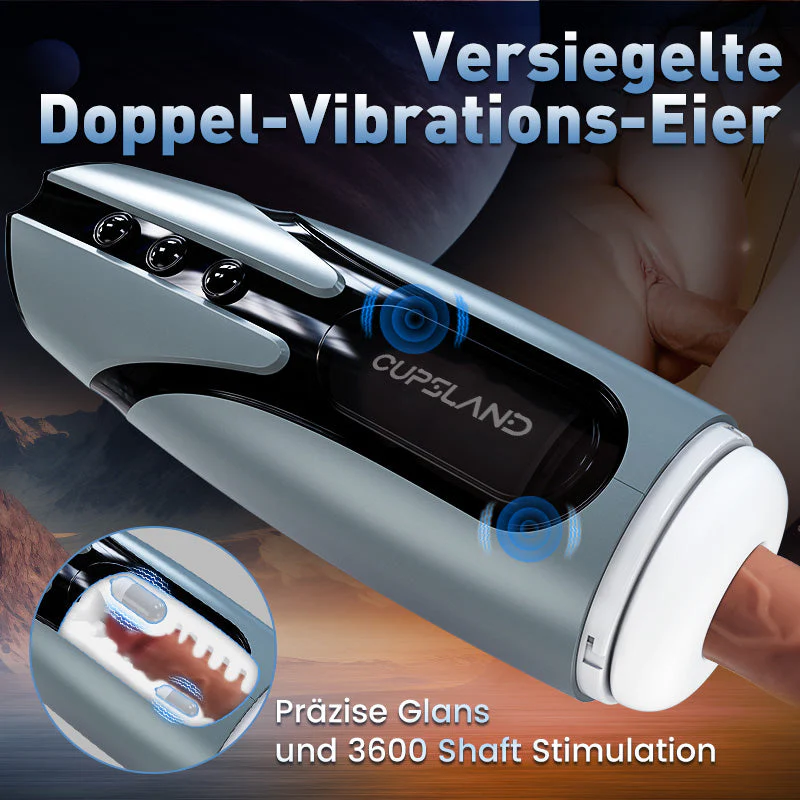 Cupsland 7 Teleskopische Doppel-Vibrations-Eier Training und Masturbation Adult Toy - Image 6