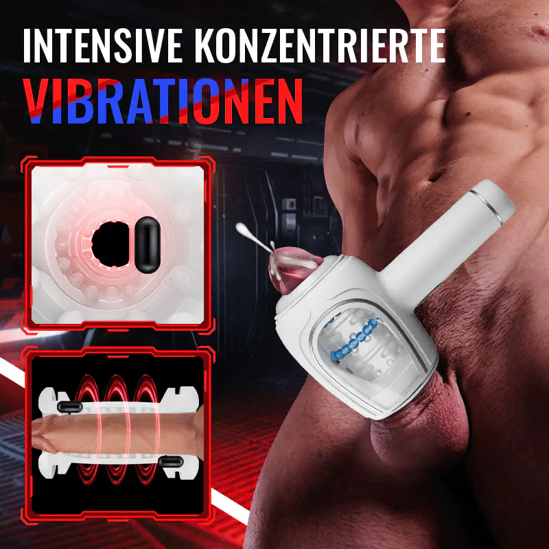 Handheld Automatische 6 Frequenz schiebende Vibration Männlich Masturbator - Image 3