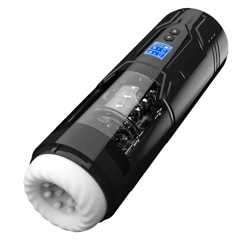 3-in-1 Teleskopischer, Rotierender, Vibrierender, elektrischer Masturbation Cup mit 7 Frequenzen