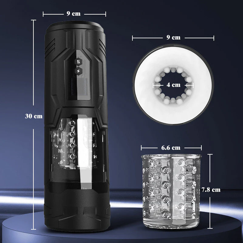 3-in-1 Teleskopischer, Rotierender, Vibrierender, elektrischer Masturbation Cup mit 7 Frequenzen - Image 7