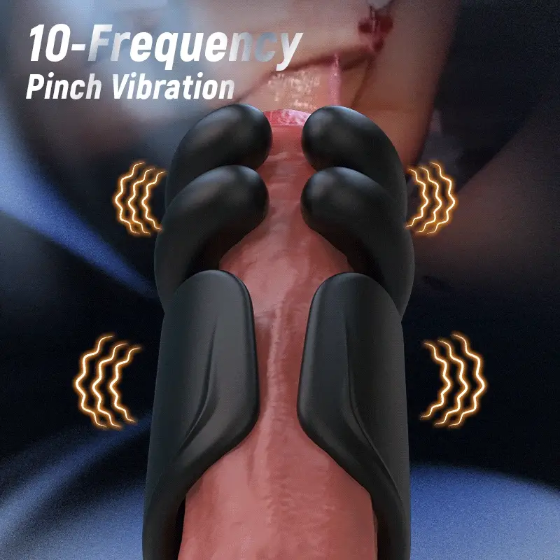 Automatischer 10 Finger Pinchin & Tapping für Massage Therapie Penis Vibrator - Image 3