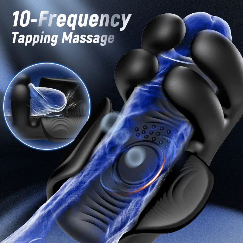 Automatischer 10 Finger Pinchin & Tapping für Massage Therapie Penis Vibrator - Image 4