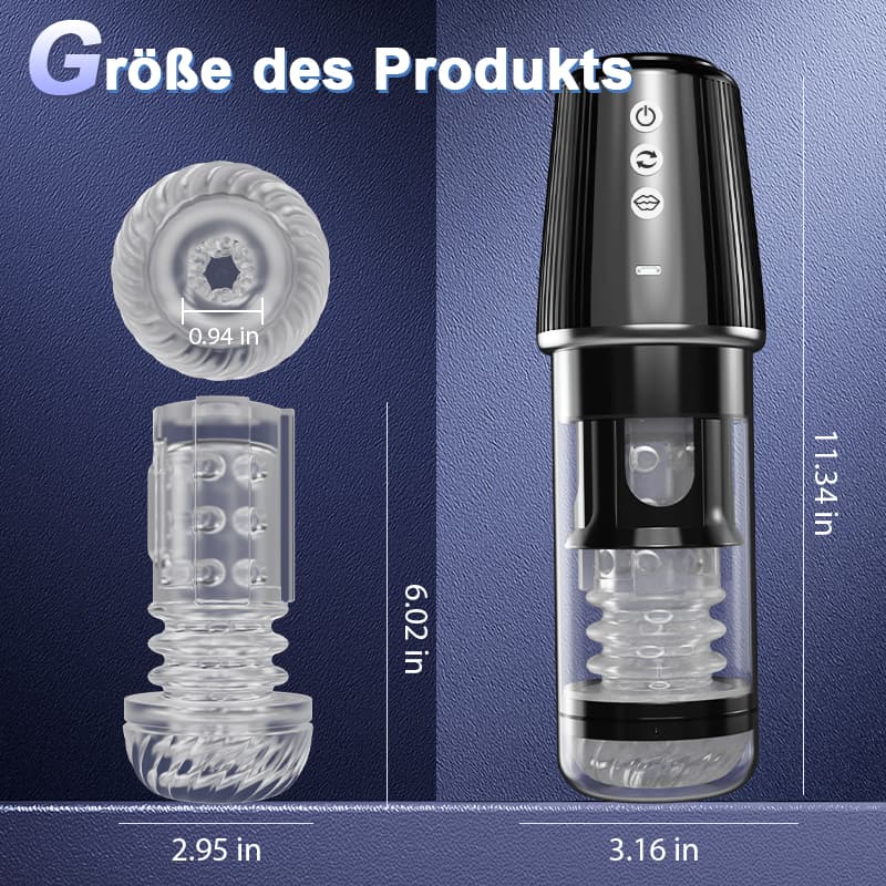 5 Rotierend 5 Lutschend 7 Vibrierend Masturbation & Training 2 IN 1 - Image 8