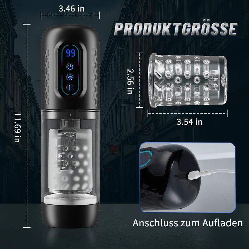 9 Rotierender & schiebender & saugender Masturbator Cup Männlich Männer Sexspielzeug - Image 7