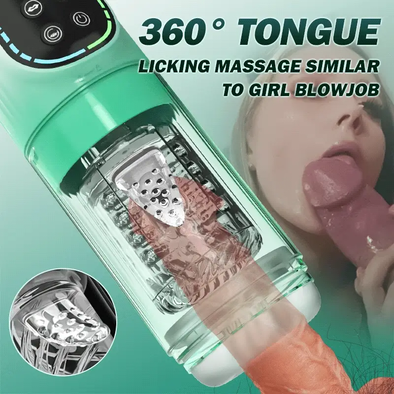 Starry Gaze 4 IN 1 Stoßen Rotieren Saugen und Vibrieren Masturbator Cup für Männer - Image 4