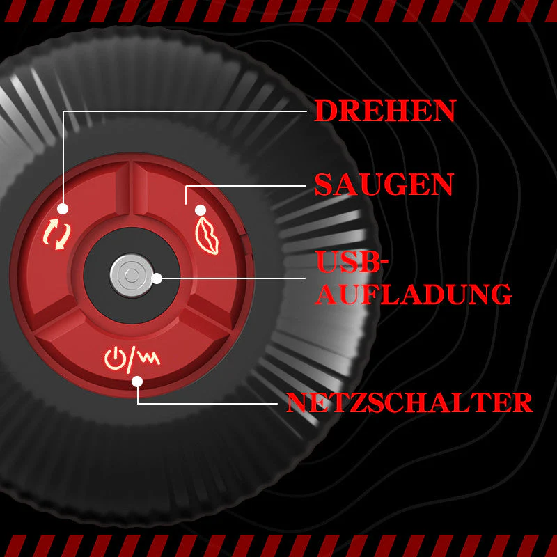 Cyclone Thruster Penisvibratoren mit rotierender Vibration und Saugfunktion - Image 5