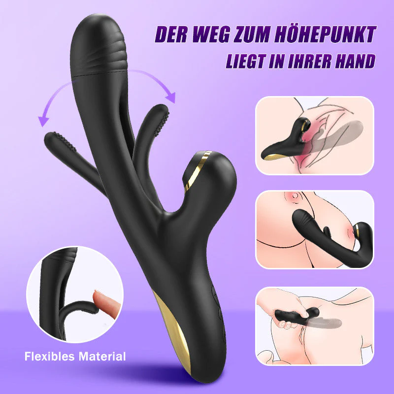 Naraku 3 IN 1 Saugen-Flapping Vibrator G Punkt Klitoral Stimulator mit 7 Modi Massager - Image 6