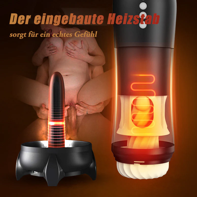 Rocket Cup Masturabtor 3 Rotierend 5 Vibrierend Dehnbar & Heizen - Image 5