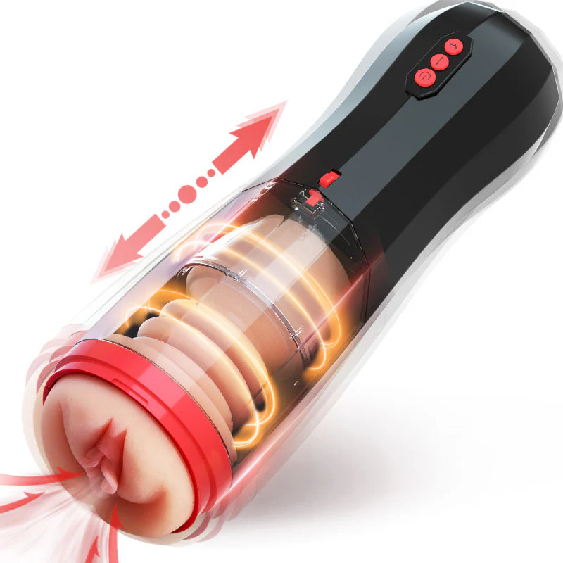 CLIMBER Saugen Vibrieren Stoßen Vokalisierung 4 IN 1 Cup Masturbator - Image 2