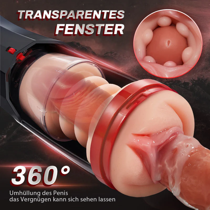 CLIMBER Saugen Vibrieren Stoßen Vokalisierung 4 IN 1 Cup Masturbator - Image 4