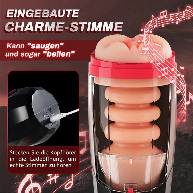 CLIMBER Saugen Vibrieren Stoßen Vokalisierung 4 IN 1 Cup Masturbator - Image 7