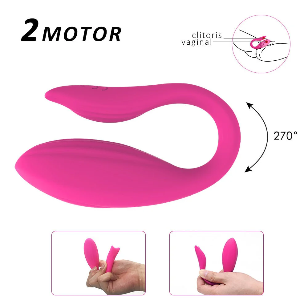 Mermaid Wireless Remote Control Couple Vibrator G-bliss O-maker Toy - Image 7