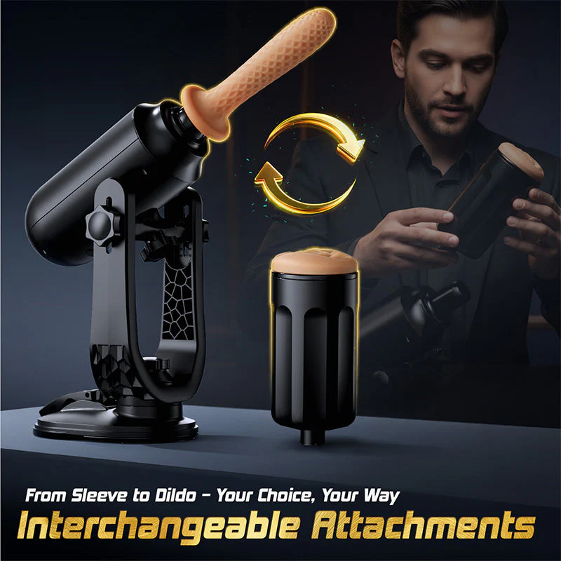 ThrustMax Hands-Free Use Fully Automatic Masturbation Cup (with stand) - Image 4