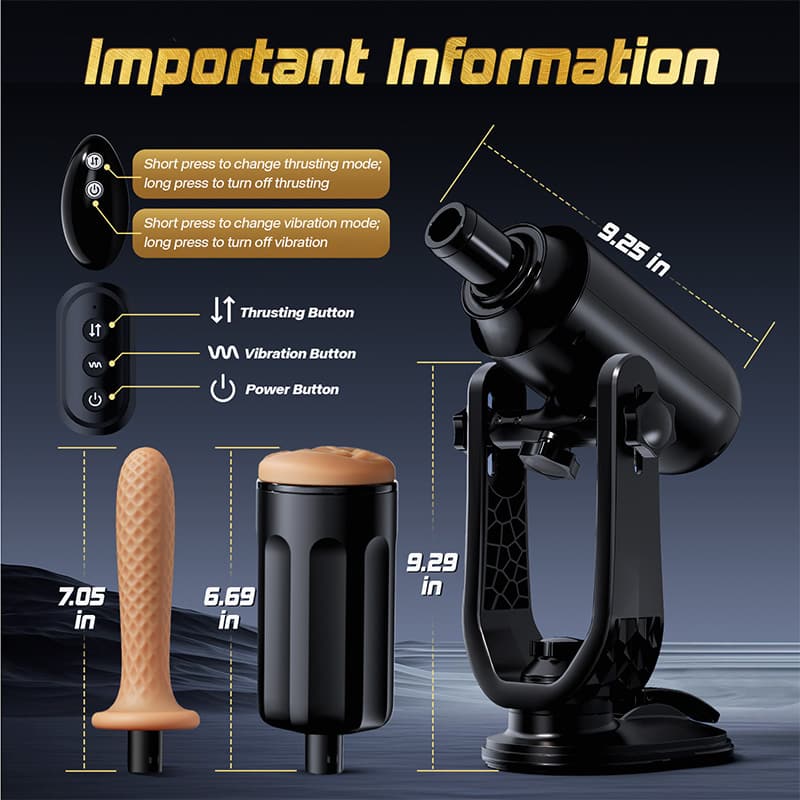 ThrustMax Hands-Free Use Fully Automatic Masturbation Cup (with stand) - Image 9