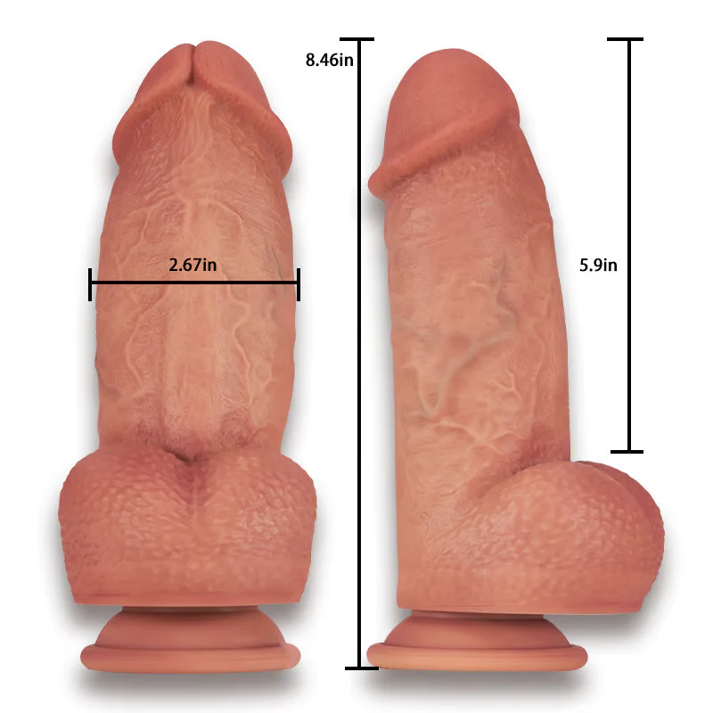 JUMBO EXTRA dicker Dildo 7cm - Image 5