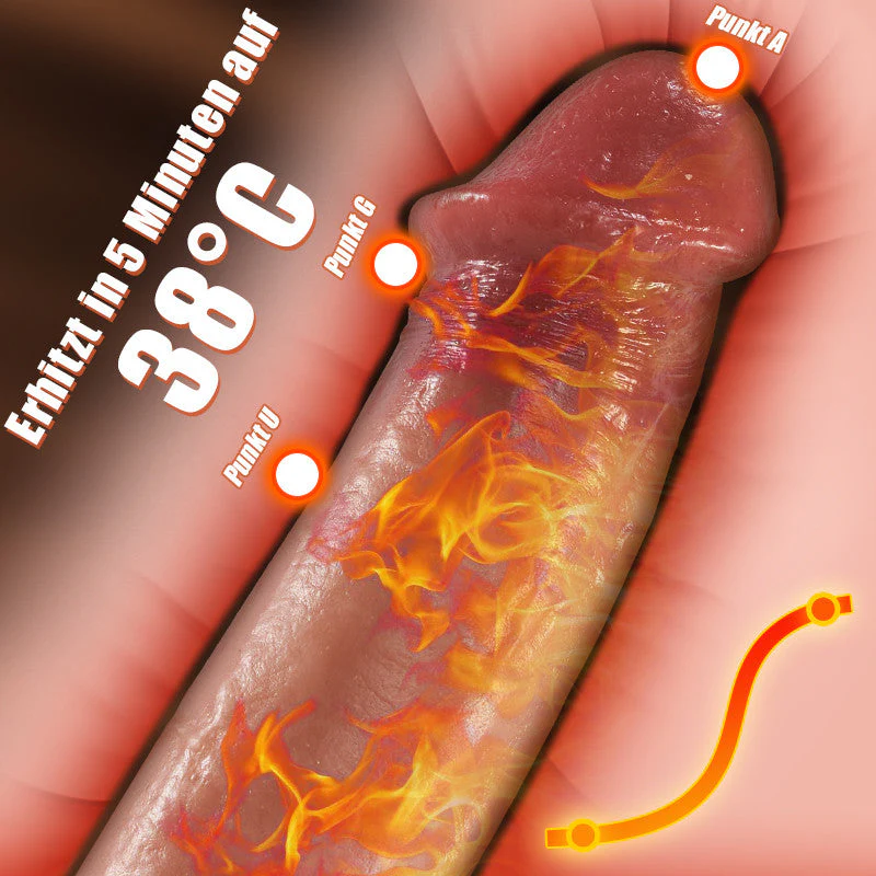 SPARTAN Ultrarealistischer Stoßen Rotieren Vibration 23CM Dildo 4 in 1 - Image 8