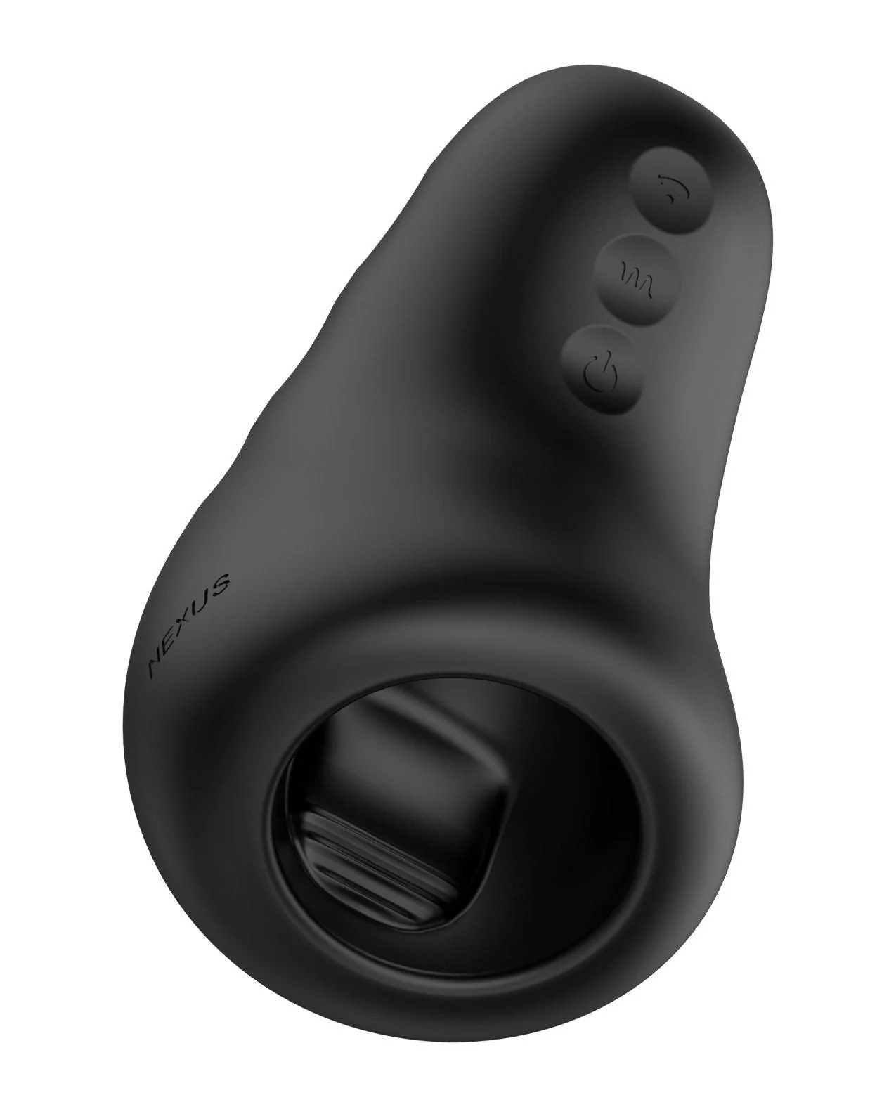 Nexus Eclipse Vibrating & Stroking Masturbator - Black - Image 3