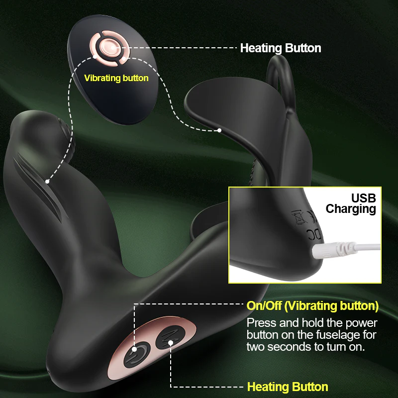 Acmejoy Elysium - Vibrating Heating Prostate Massager - Image 3