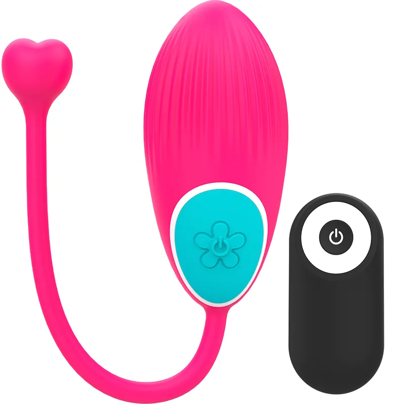 Œuf Vibrant Silicone Télécommandé Rose 10 Modes - Image 4