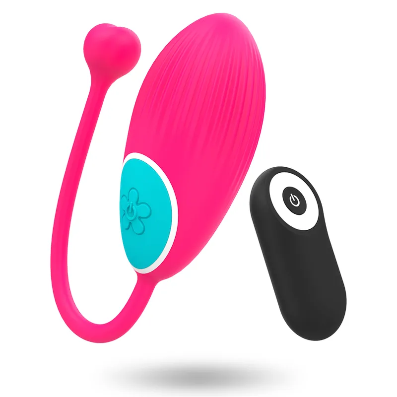 Œuf Vibrant Silicone Télécommandé Rose 10 Modes - Image 5