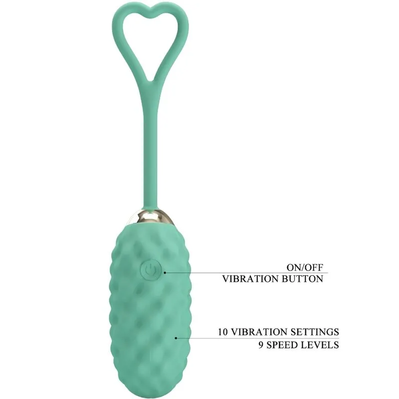Œuf Vibrant Silicone Vert Télécommande - Image 5