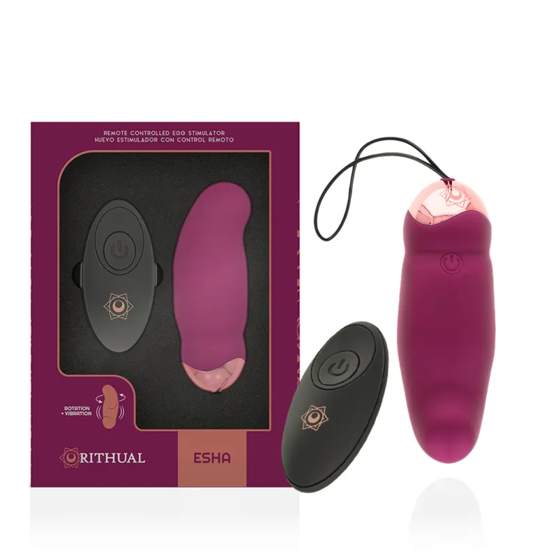 Œuf Vibrant Télécommandé En Silicone Imperméable