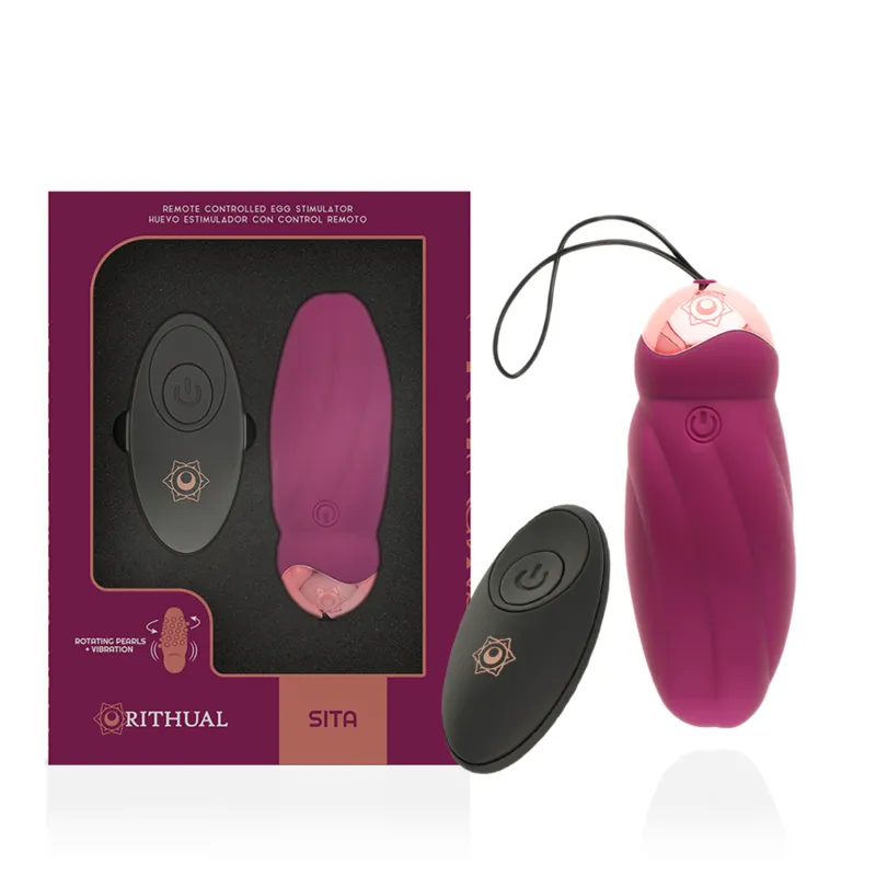 Œuf Vibrant Télécommandé Imperméable Silicone