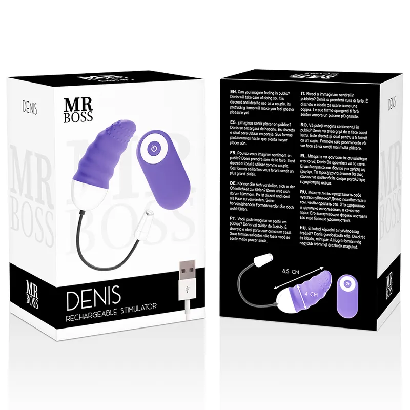 Œuf Vibrant Télécommandé Silicone Lilas - Image 2