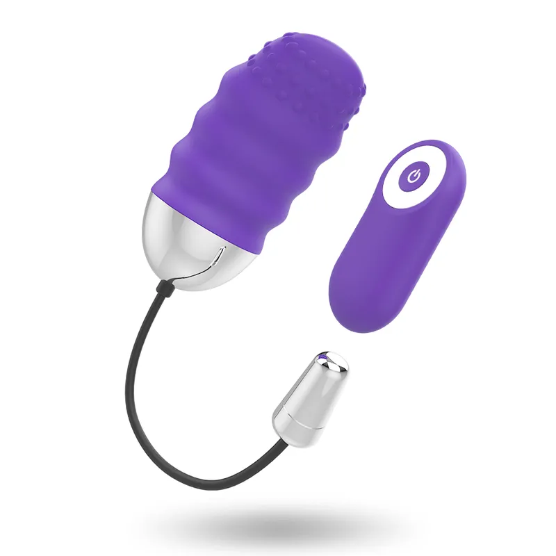 Œuf Vibrant Télécommandé Silicone Lilas - Image 3