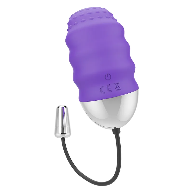 Œuf Vibrant Télécommandé Silicone Lilas - Image 4