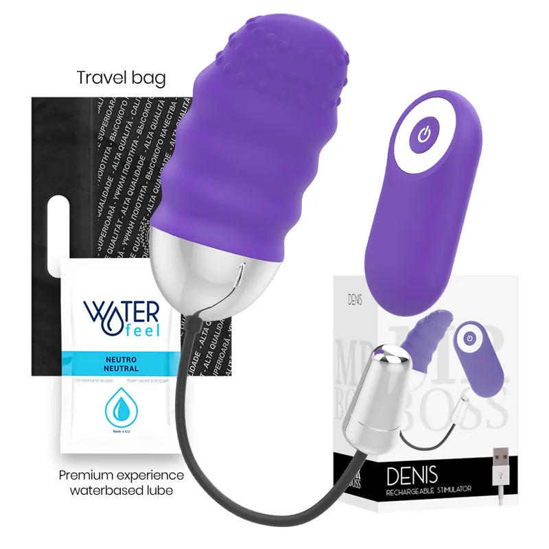 Œuf Vibrant Télécommandé Silicone Lilas - Image 6