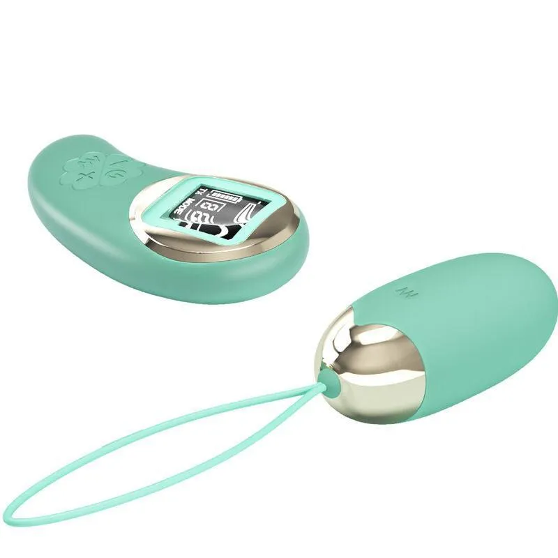 Œuf Vibrant Télécommandé Vert Silicone - Image 6