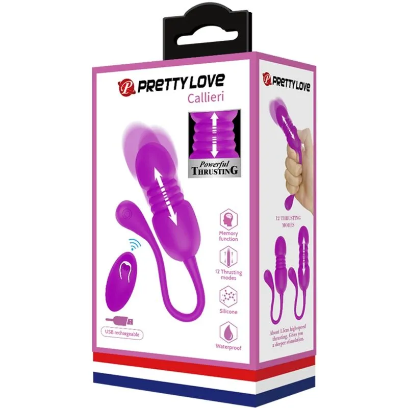 Œuf Vibrant Violet Télécommande Rechargeable Silicone - Image 2