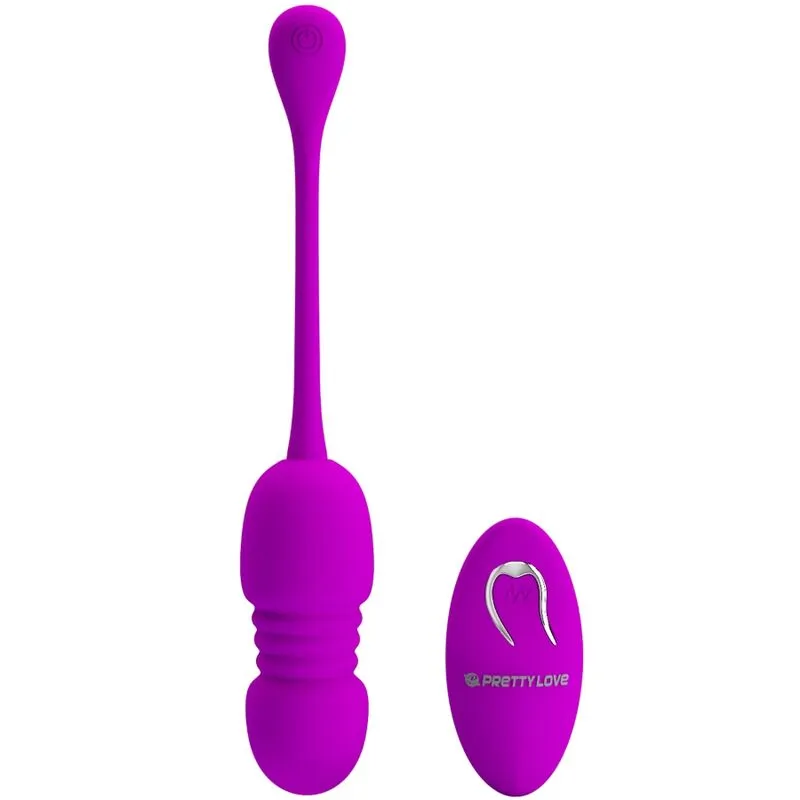 Œuf Vibrant Violet Télécommande Rechargeable Silicone - Image 4