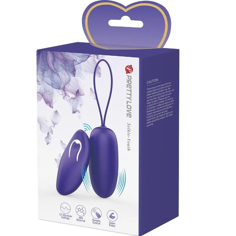 Œuf Vibrant Violet Télécommandé Silicone - Image 2