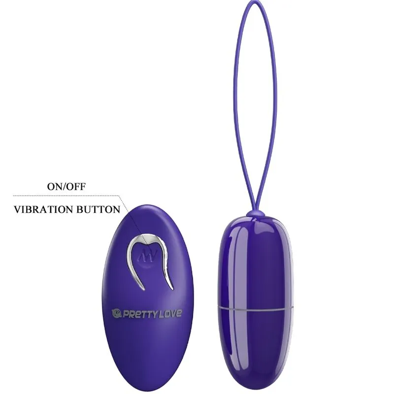 Œuf Vibrant Violet Télécommandé Silicone - Image 3