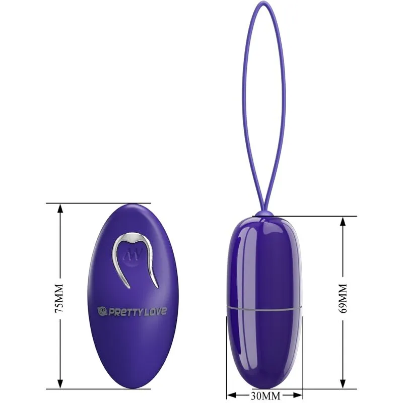 Œuf Vibrant Violet Télécommandé Silicone - Image 5