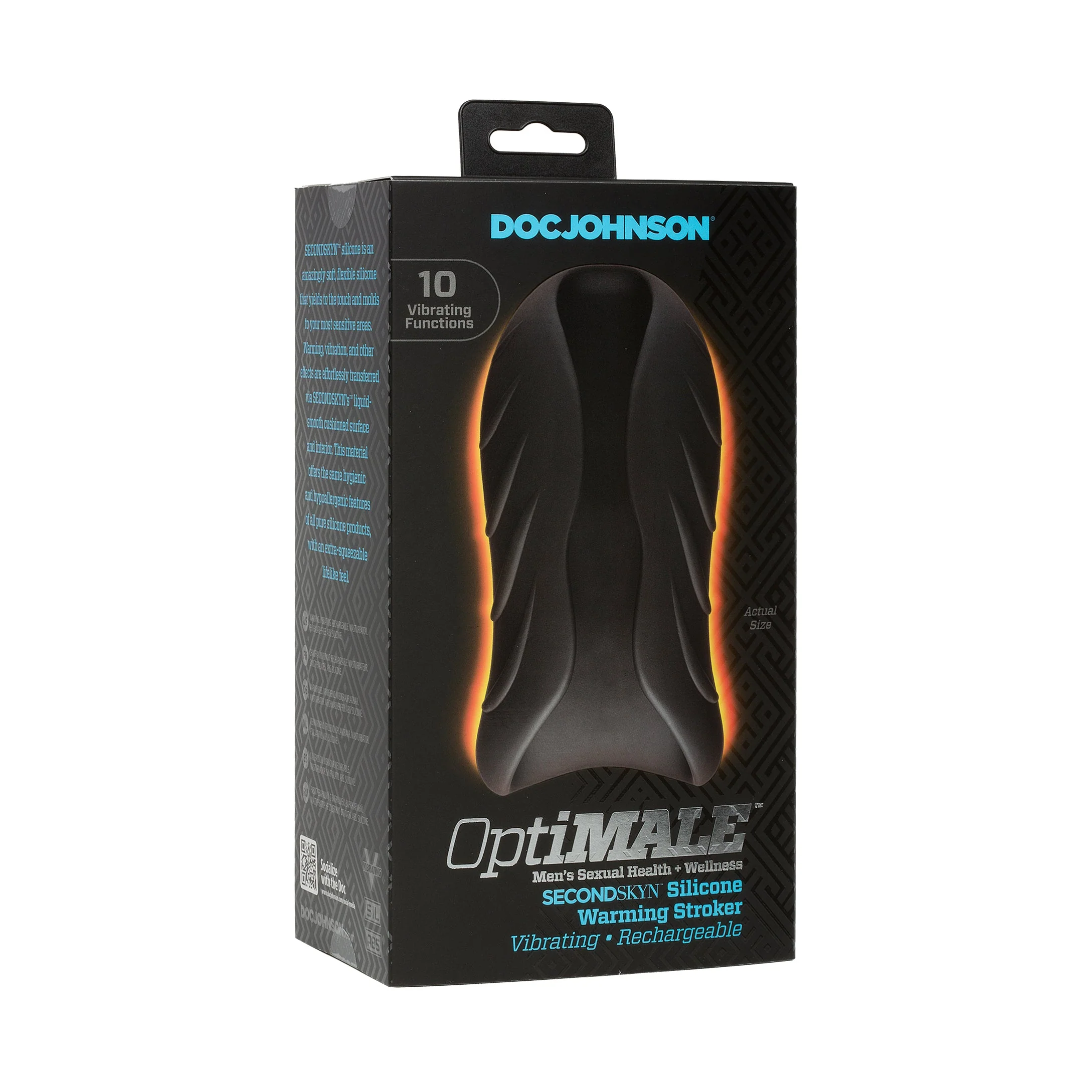 Silicone Vibrating Heating Stroker - Image 2