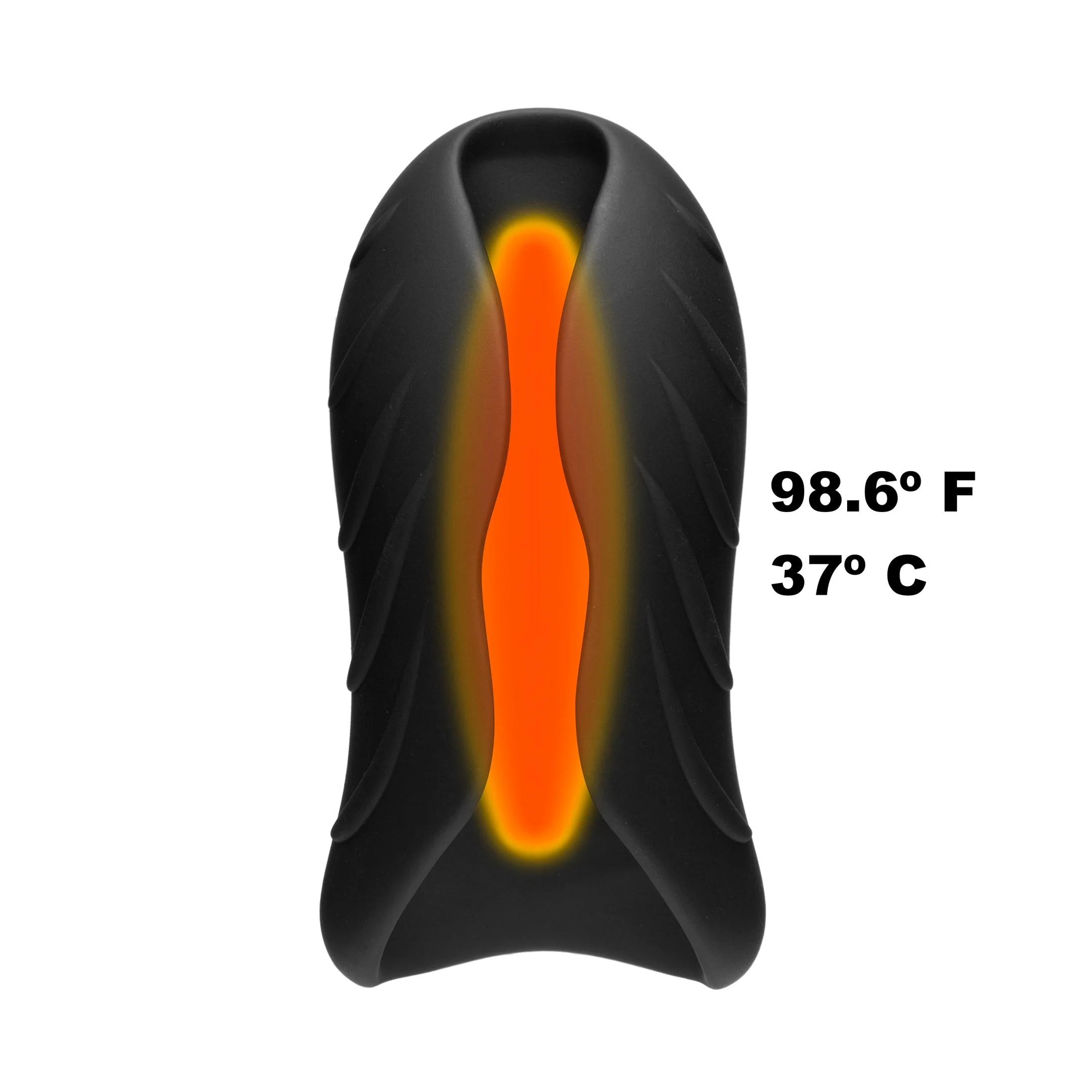 Silicone Vibrating Heating Stroker - Image 5