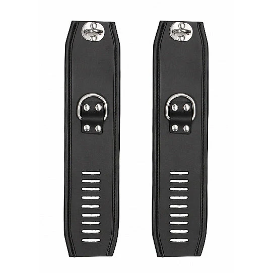 Ouch Leather Lockable Wrist Restraints - Image 4